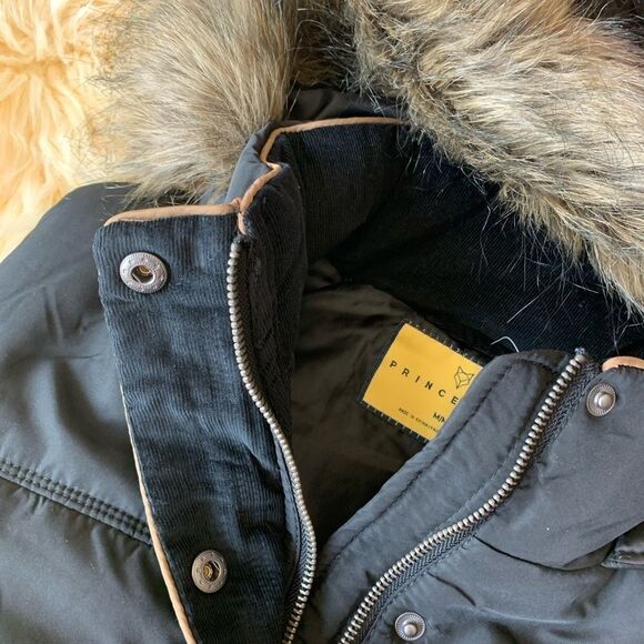 AEROPOSTALE PRINCE&FOX FULL ZIP  HOODED PARKA VEST - Picture 2 of 9